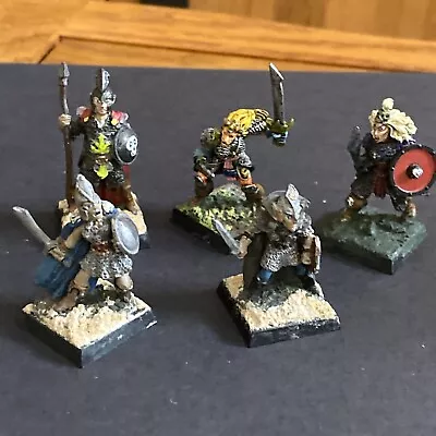 5 X Metal Dark Elves Citadel / Warhammer Fantasy / Oldhammer / 80s / Vintage/ • £15