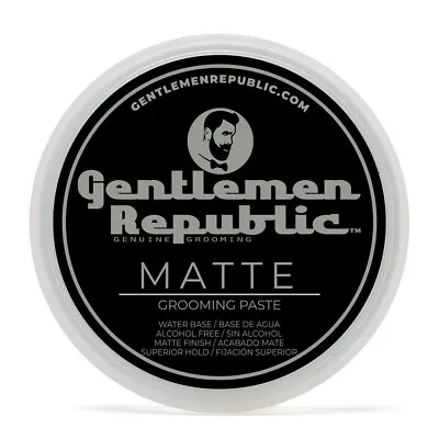 Matte Grooming Paste 4 OZ  :GENTLEMEN REPUBLIC Best Pomade For Beard And Hair • $20