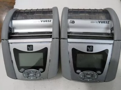 LOT 2 Zebra QLn320 Mobile Barcode Thermal Printer Bluetooth IOS • $59.99