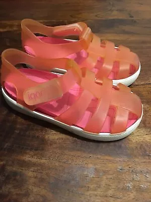 Igor Jelly Pink  Sandals Shoes  Girls Size 24 Size 7 • £4.99