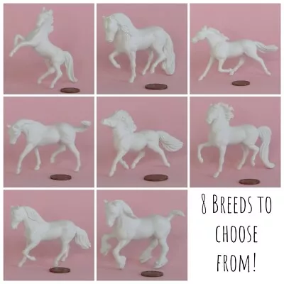 £7.65 • Buy Breyer Stablemates Horses 1:32 Scale Blank Unpainted Model Figure Customising