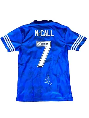 £90 • Buy Stuart McCall Signed Rangers Football Shirt With Photo Proof And Coa 