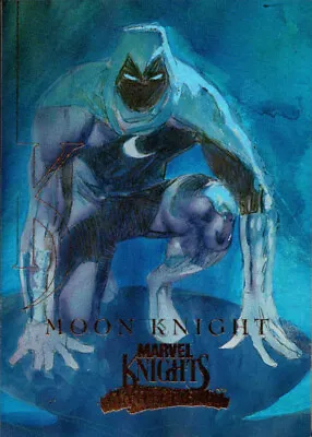 2008 Marvel Masterpieces 3 BRONZE  MARVEL KNIGHTS  Foil Insert #MK7..MOON KNIGHT • $2