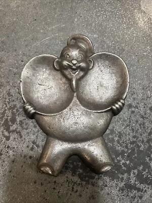 Vintage Metal Sailor Spoon Holder • $3.99