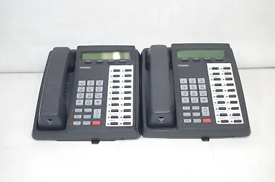 Lot Of 2 Toshiba DKT3020-SD Digital Business TelePhones With Handsets • $49.95