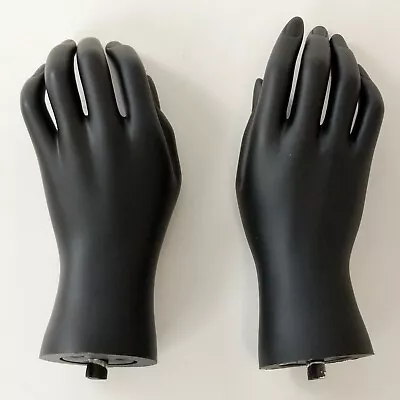 MN-HandsK PAIR OF BLACK LEFT & RIGHT Child / Kid / Pre-Teen Mannequin Hands • $16.68