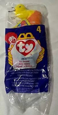 Vintage 1998 McDonald's Mini Ty Beanie Baby Inch The Worm - Sealed Package • $2