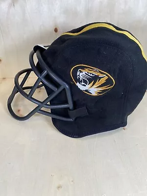 Missouri Tigers NCAA Team Fuzzy Football Helmet Soft Warm Hat With Face Mask • $18.99