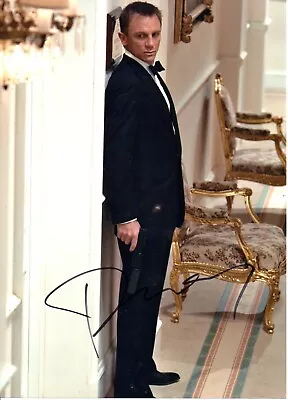 Daniel Craig 007  Signed James Bond Casino Royale Autograph 10-8 Coa Sign Detail • £200
