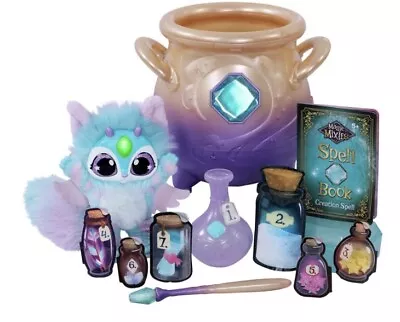 Magic Mixies Magical Misting Cauldron With Interactive 8 Inch BLUE Plush Toy NEW • $74.99