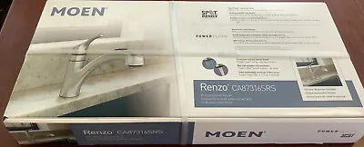 NEW SEALED Moen Renzo CA87316SRS 1-Handle Pullout Kitchen Faucet Stainless B24 • $64.99