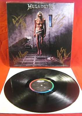 Megadeth - Countdown To Extinction LP. 12  Vinyl Fully Signed. A1/B2 UK 1992 • £1200