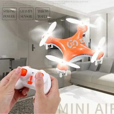 $34.19 • Buy Mini Drones Pocket Size 2.4Ghz LED 4-Axis Quadcopter Easy Flying For Kids Gift