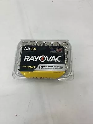 Rayovac Ultra Pro Alkaline AA Double A 24 Pack Expiration 2030 • $10.99