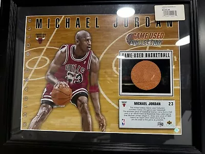 Michael Jordan Wall Plaque With Game Ball (Patch)  • $4000
