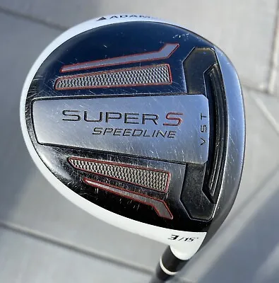 Adams Golf Super S Speedline Vst 3/15* Golf Driver Matrix Hd Radix S Stiff Flex • $74.73