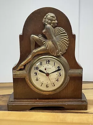 Art Deco/MCM Sessions Mastercrafters Elec Shelf Clock Ballerina Marilyn Monroe • $45