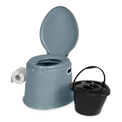 5l Portable Camping Toilet Compact Potty Loo Caravan Picnic Fishing Festivals  • £19.94