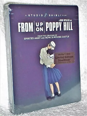 $29.99 • Buy From Up On Poppy Hill STEELBOOK [2013] (Blu-ray/DVD, 2021) Anime STUDIO GHIBLI