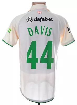 Leicestershire County England Cricket Club Shirt Surridge Size M #44 Davis • £41.99