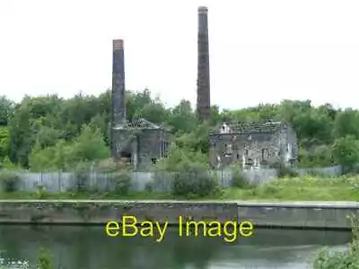 Photo 6x4 Ruined Factories Near Landore Swansea Viewed From Across The Ri C2007 • £2