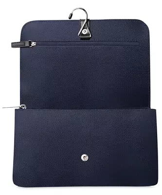 Giorgio Armani HANGING Toiletry Bag Shave Wash Pouch Navy Blue NWT • $23.90