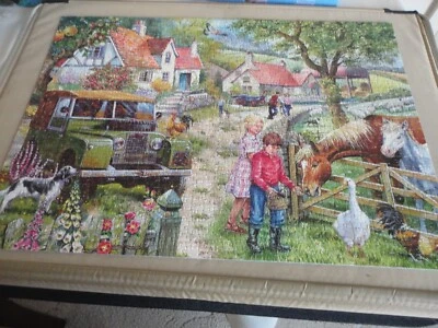 £2 • Buy Hop 1000 Piece Jigsaw  Orchard Farm  Complete.