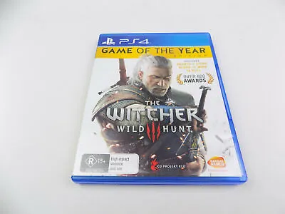 Mint Disc Playstation 4 Ps4 The Witcher 3 Wild Hunt Game Of The Year Edition • $29.90