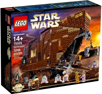 LEGO STAR WARS 75059 SANDCRAWLER UCS Jawa R2-D2 RETIRED GENUINE SEALED NEW! • $1199.99