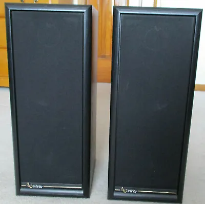 Infinity RS 425 Loud Speakers An Upgraded Studio Monitor Series In Black Ash • $174.25