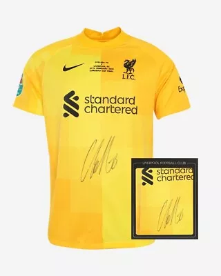 £300 • Buy Liverpool LFC Signed Caoimhin Kelleher Carabao Cup Final Boxed Shirt