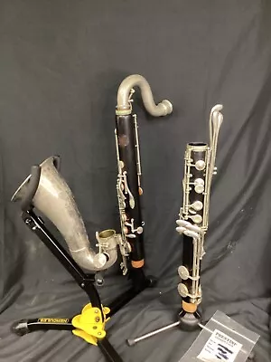 Vintage Conn Bass Clarinet Wood With Low Eb (For Parts Not Working) • $300