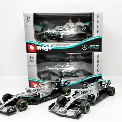 Bburago 1:43 F1 2019 Mercedes AMG Petronas W10 EQ Power Diecast Model Car • $14.99