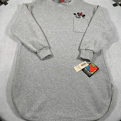 Mickey Unlimited Dress Pullover Womens Medium Gray Minnie Mouse Vintage • $39.95