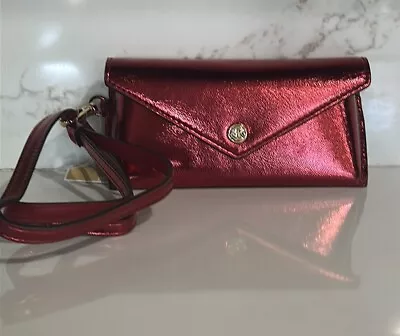 Michael Kors Jet Set Sunglass Case With Lanyard - Crimson Red • $55