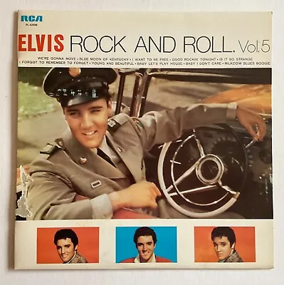 Elvis Presley LP Rock And Roll Vol. 5 (RCA PL-42406 Spain) • $30.83