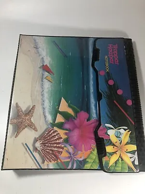 VTG 1989 Mead Trapper Keeper Designer Series Colorful Binder Beach Original Rare • $24.95