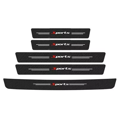 Car Accessories Door Sill Scuff Plate Cover Trunk Bumper Guard Protector Sticker • $16.10