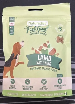 Naturediet Feel Good Dog Treats - Lamb With Mint 100g • £3.93