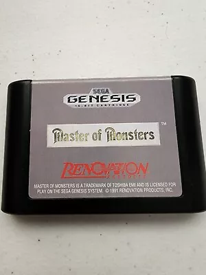 Master Of Monsters (Sega Genesis 1991) Loose Tested • $45