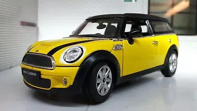 Mini Clubman Cooper Yellow R55 2014 BMW 1.6 Rastar 1:24 Diecast Scale Model Car • £31.76