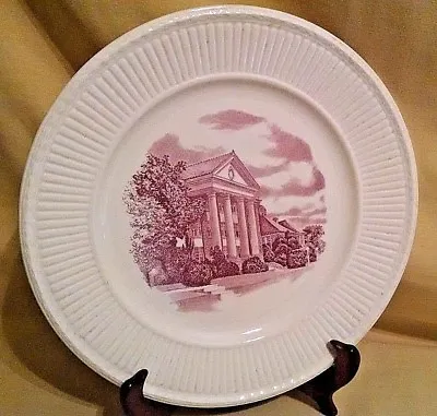 Woodrow Wilson Hall Plate Wedgwood Etruria Barlaston Madison College Va 1 X 61* • $27