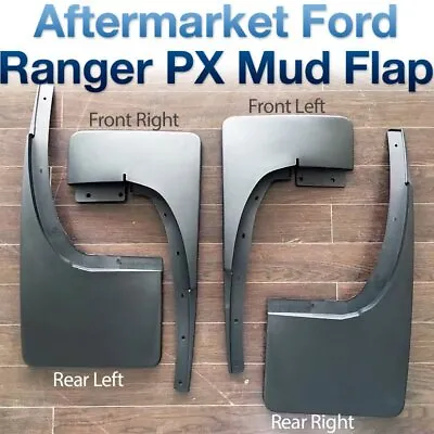 Full Set Front Rear Mud Flaps Splash Guard For Ford Ranger T6 PX MK1 MK2 XL XLT • $66.21
