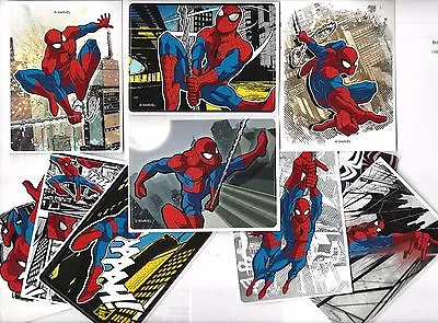 2016 Spider-man Vending Machine Sticker Set Complete Mint 10 Stickers Full Size • $19.99