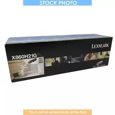 X860h21g Lexmark X860e Toner Cartridge Black Hy • £135.70
