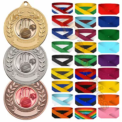 Cricket Medals & Ribbons Cricket Medal Packs Various Sizes & Colours • £14.50