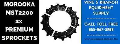 2 X PREMIUM MOROOKA SPROCKET   MST2200Vd • $2240