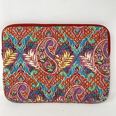 Vera Bradley Paisley In Paradise Large Laptop Case Sleeve • $15.30