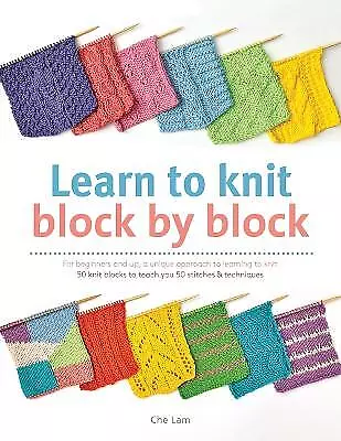 Learn To Knit Block By Block - 9781782212744 • £9.68