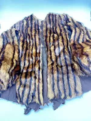 Vintage Fur Stole Vest Crafts - Damaged • $45